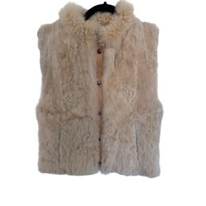Vintage Fur Vest from 1960s Woman Size Small